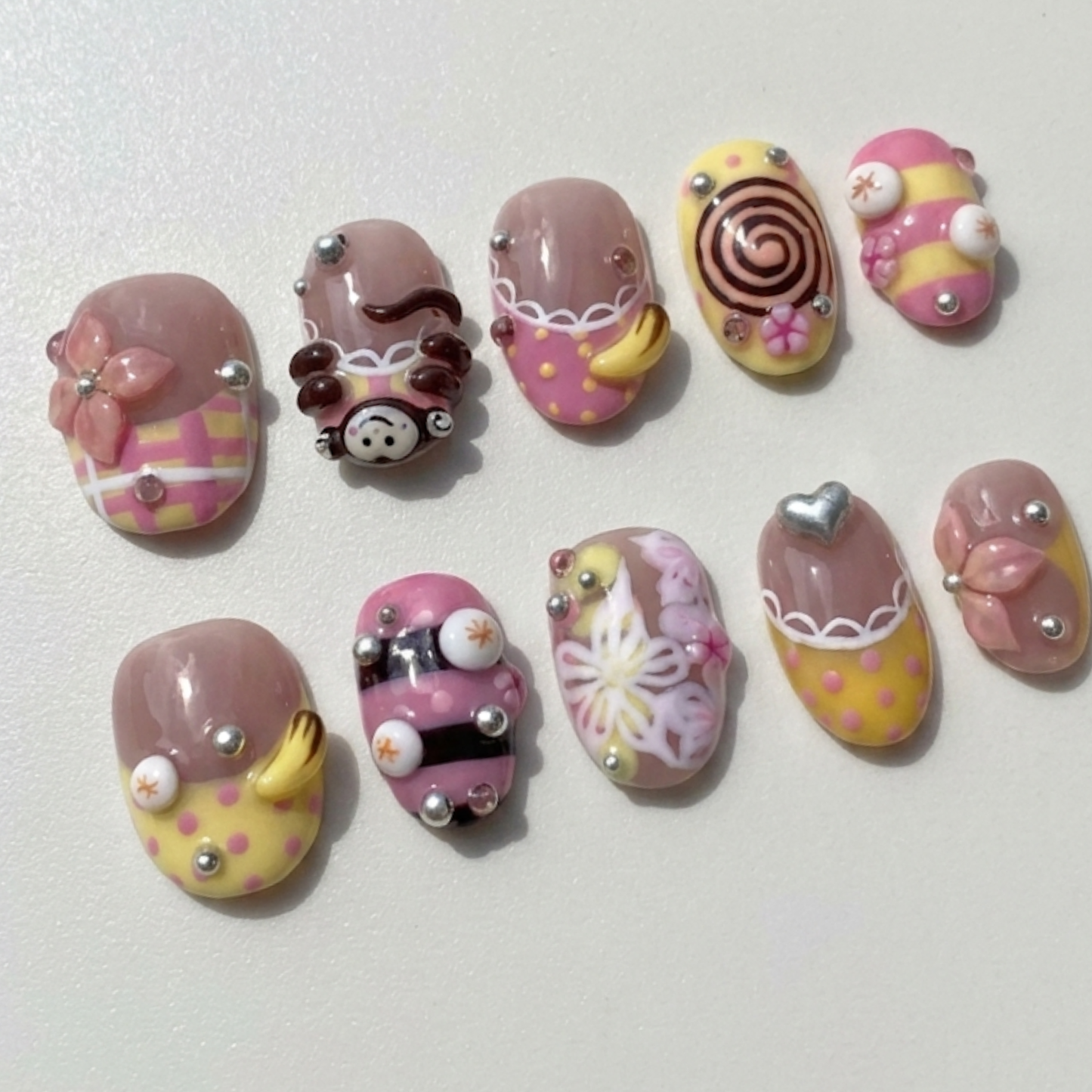 Kawaii Monkey Banana Joy