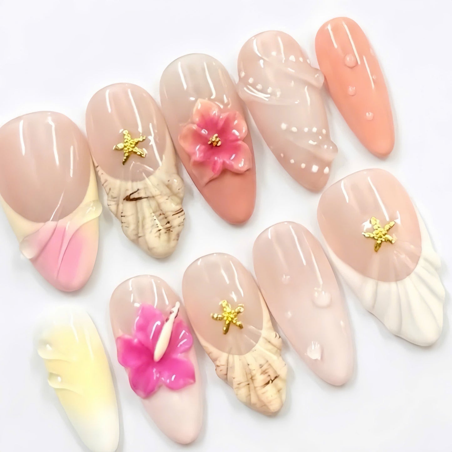 Summer Mermaid Conch Flower