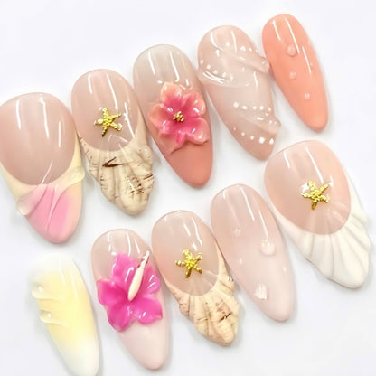 Summer Mermaid Conch Flower