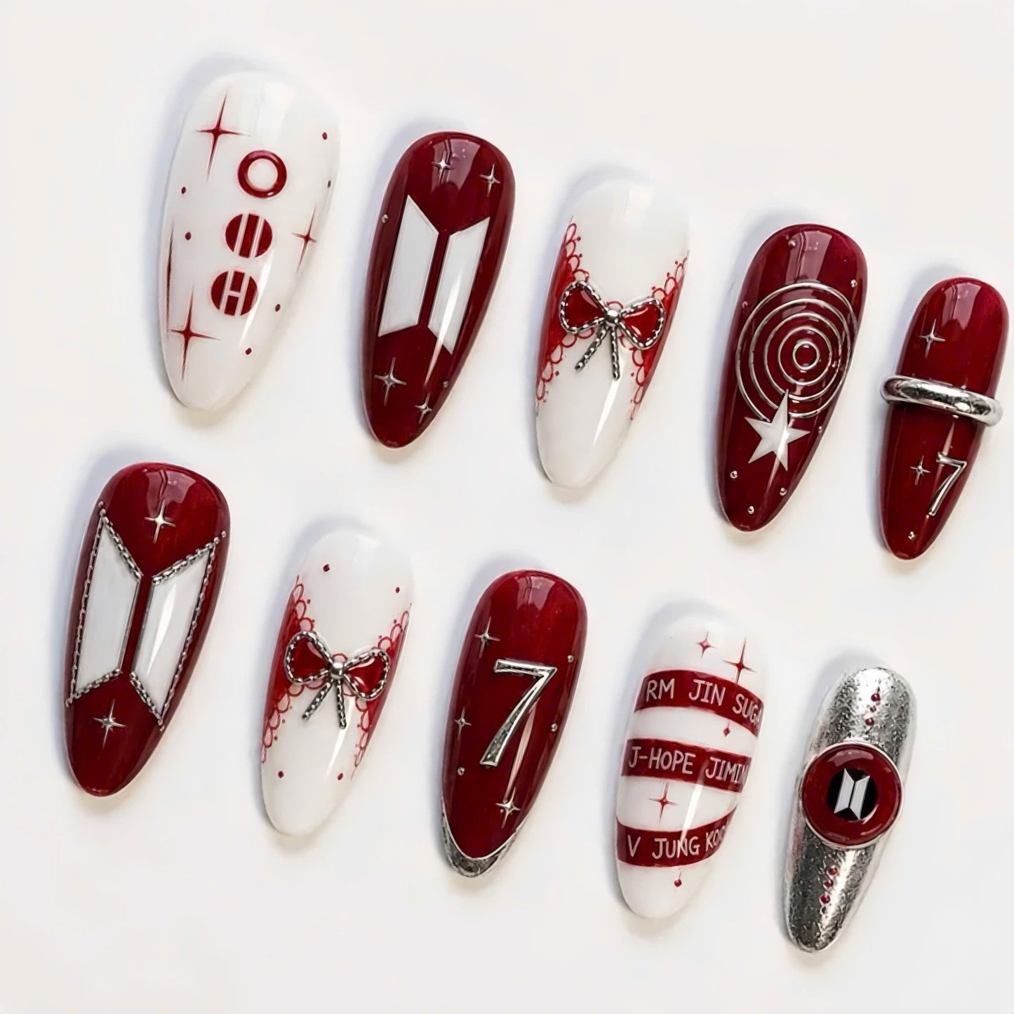 Kpop Army Silver Chrome