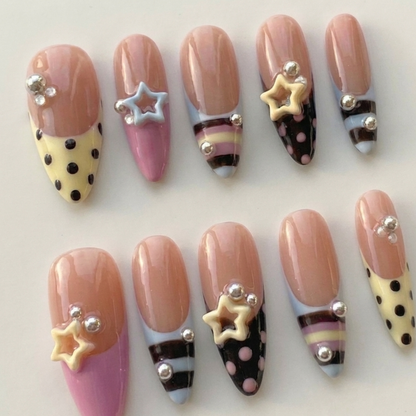 Retro Y2K Pastel Star