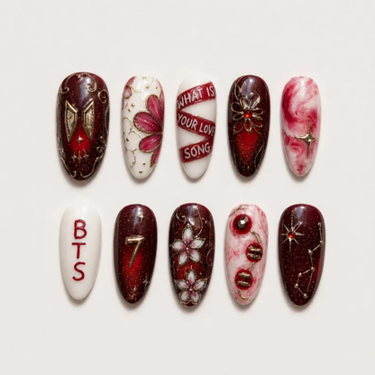 Burgundy Bangtan Love Song