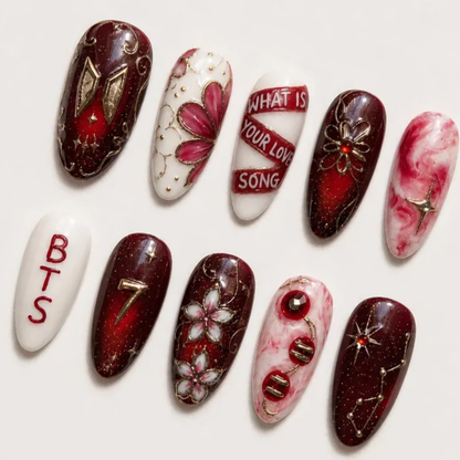 Burgundy Bangtan Love Song