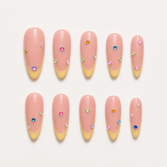 Pastel Yellow Celestial Sparkle