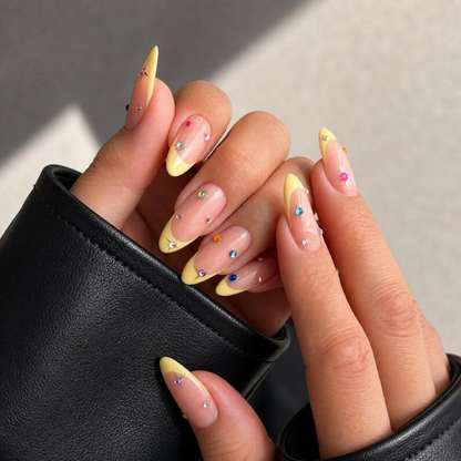 Pastel Yellow Celestial Sparkle
