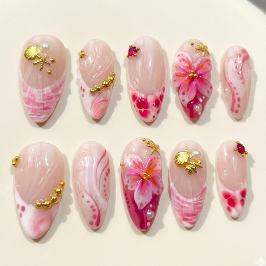 Summer Mermaid Shell Flower