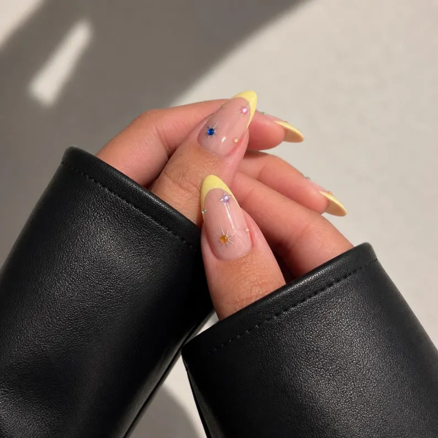 Pastel Yellow Celestial Sparkle