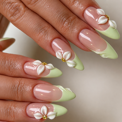 Ethereal Mint Floral Grace