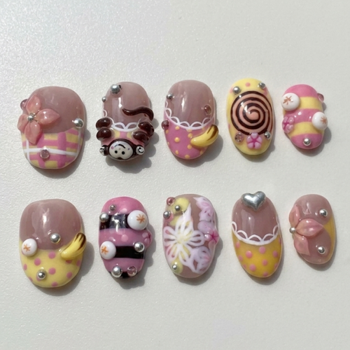 Kawaii Monkey Banana Joy