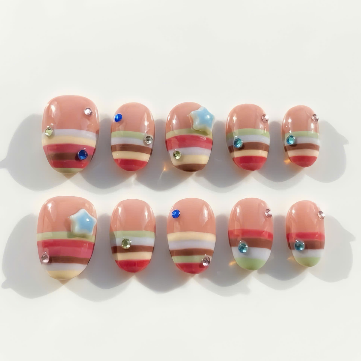Retro Kidcore Candy Stripes