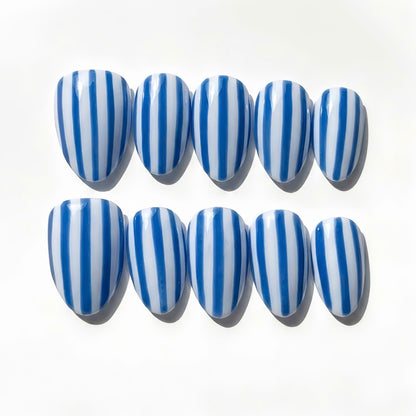 Blue Ocean Nautical Stripes