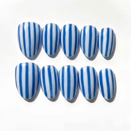 Blue Ocean Nautical Stripes