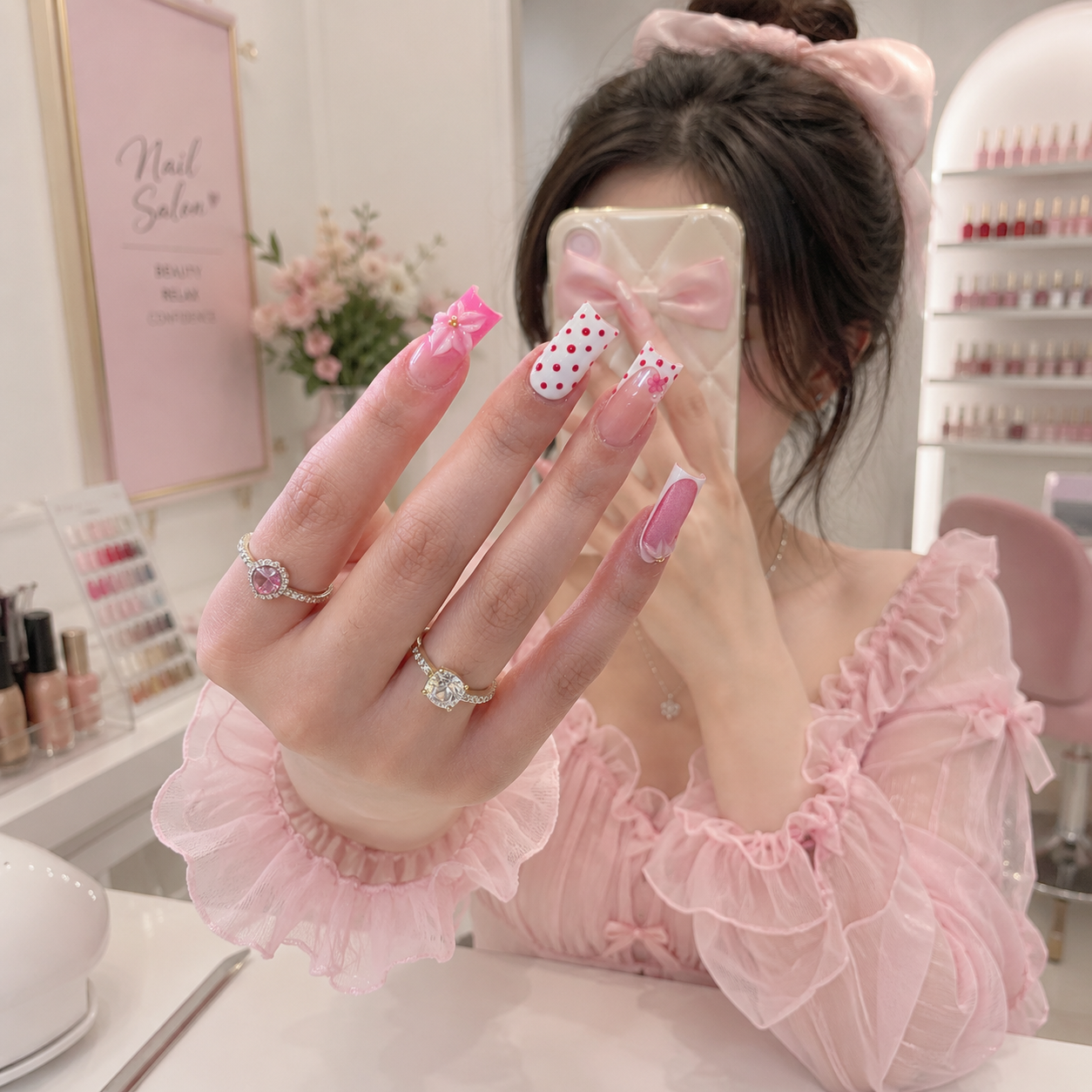 Sweet Retro Polka Dream