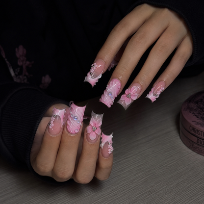 Ethereal Pink Floral Bliss