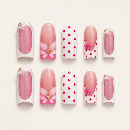 Sweet Retro Polka Dream