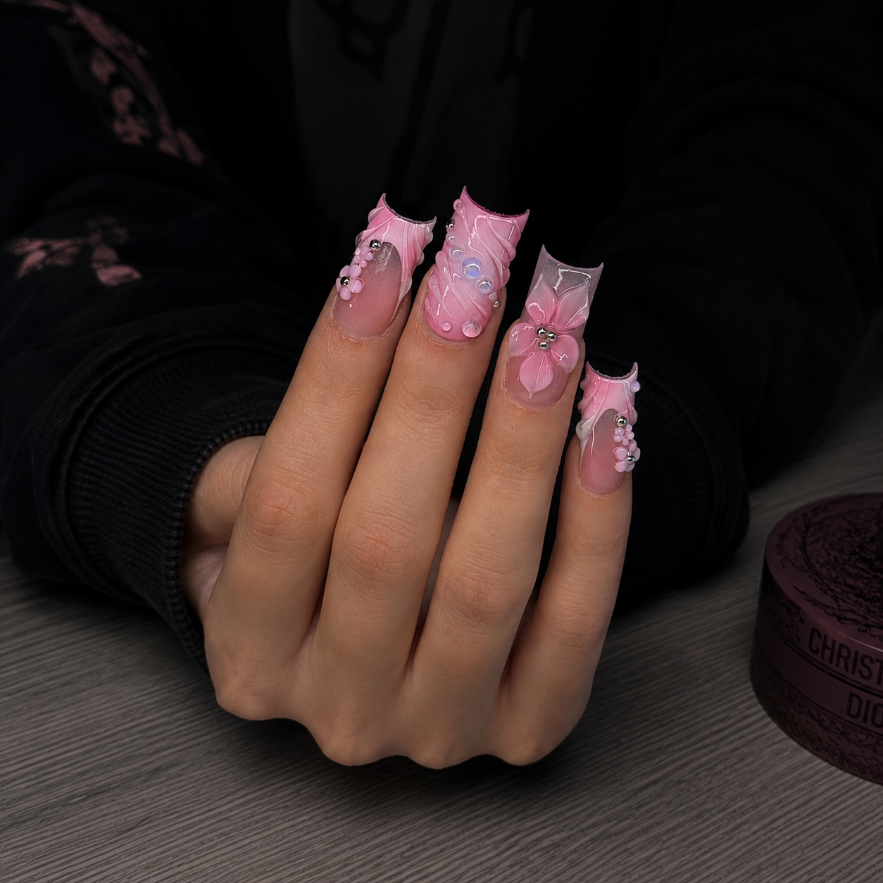 Ethereal Pink Floral Bliss