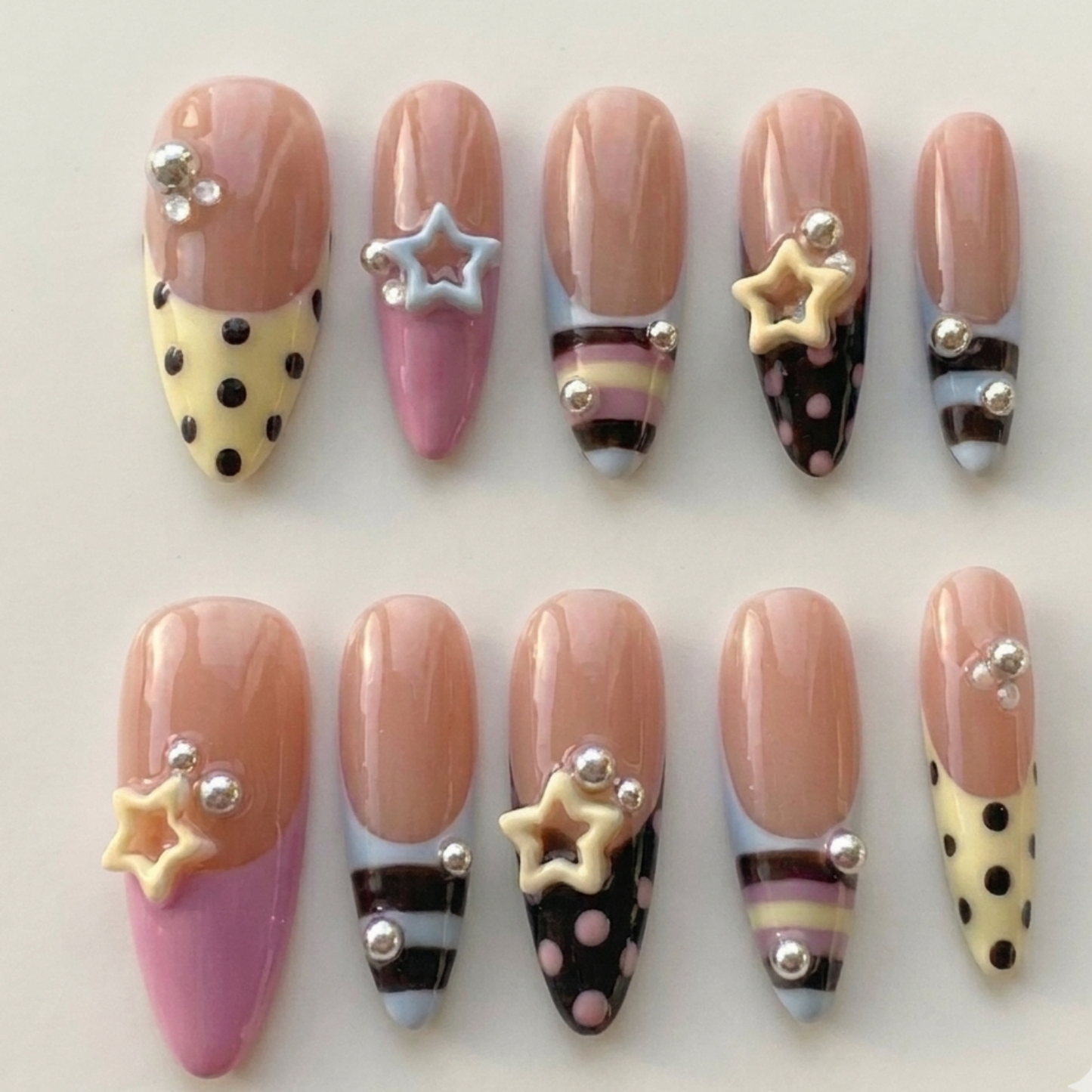 Retro Y2K Pastel Star
