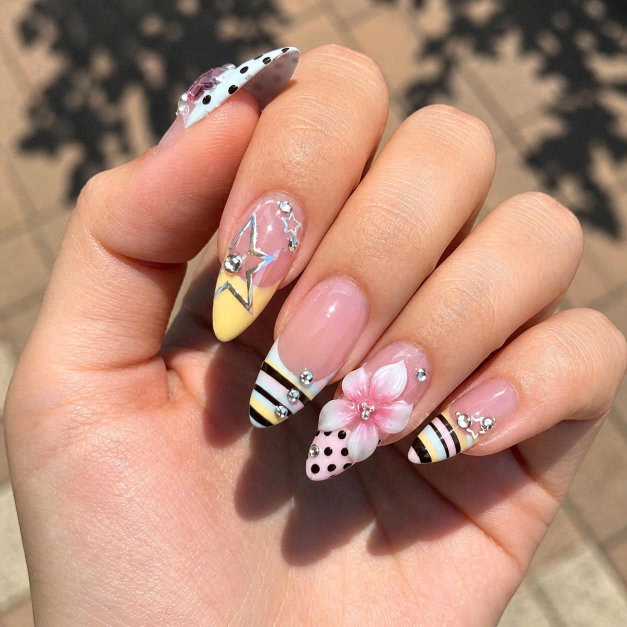 Sweet Harajuku Floral Set