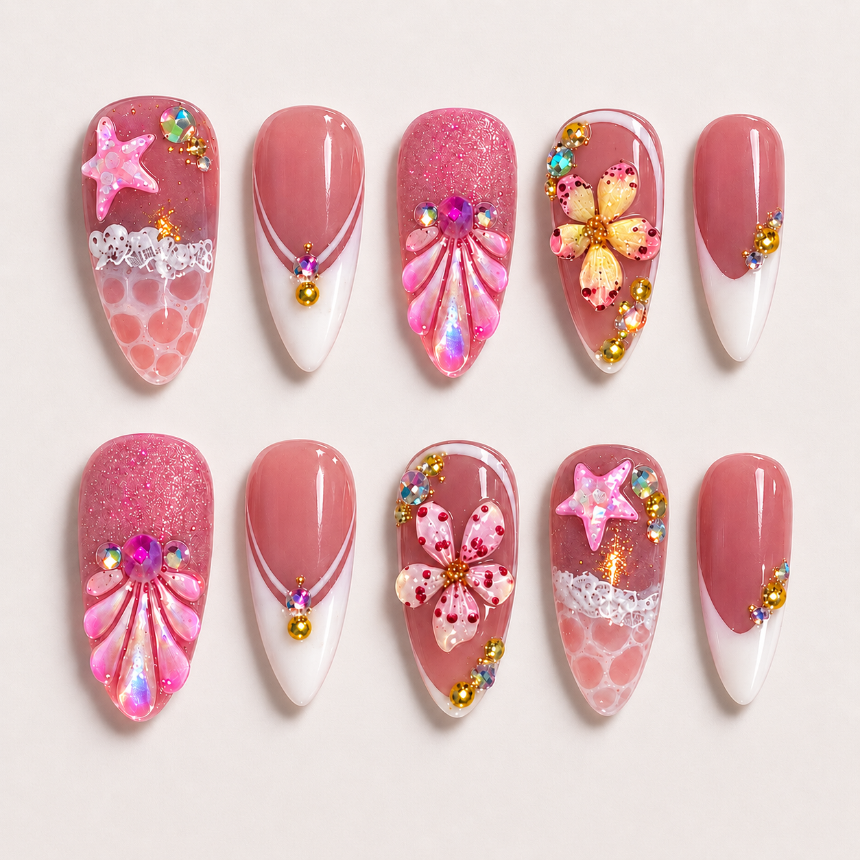 Vibrant Mermaid Shell Bliss