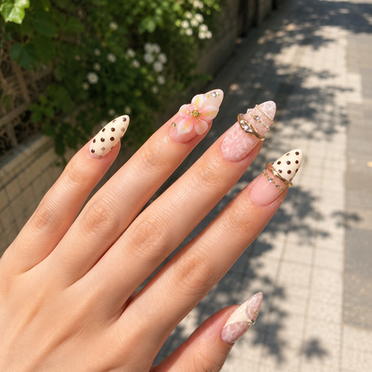 Sweet Retro Polka Bloom