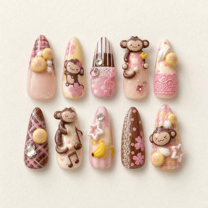 Cheeky Milky Monkey Ribbon