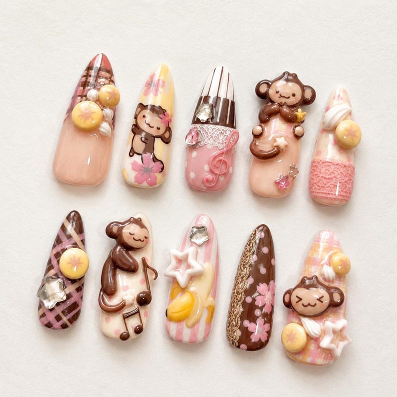 Cheeky Milky Monkey Ribbon