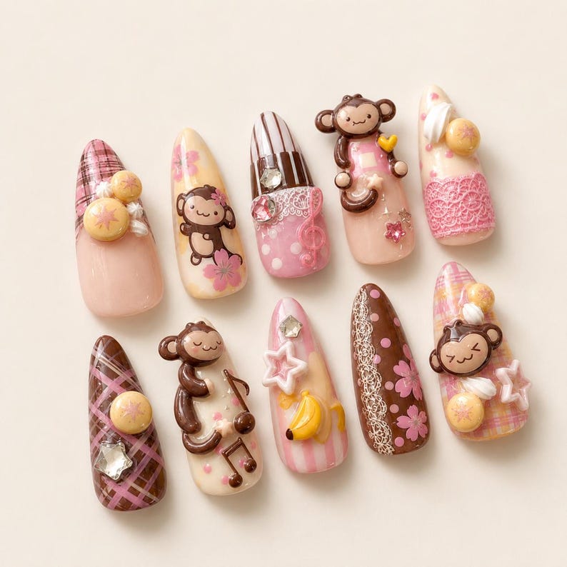 Cheeky Milky Monkey Ribbon
