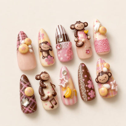 Cheeky Milky Monkey Ribbon
